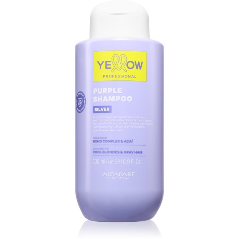 Yellow Professional Silver Purple Shampoo šampon neutralizující žluté tóny 500 ml