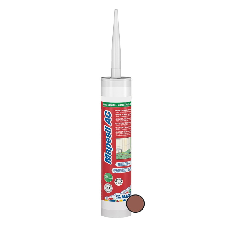 Sanitární silikon Mapei Mapesil 310 ml AC 143 terracotta