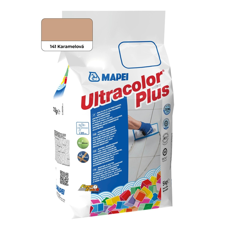 Hmota spárovací Mapei Ultracolor Plus 141 karamelová 5 kg