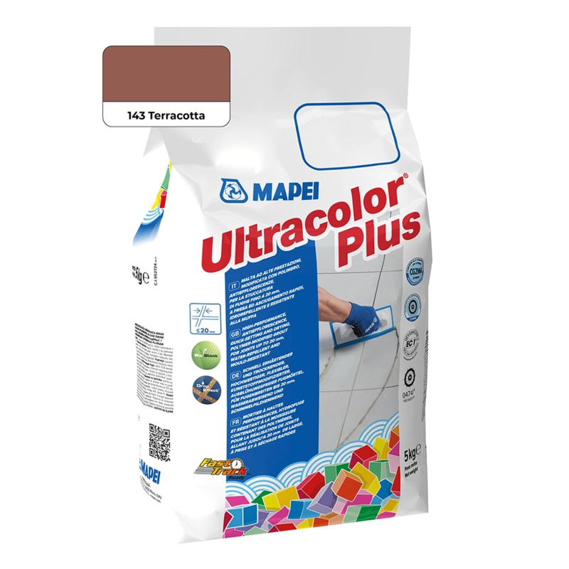 Spárovací hmota Mapei Ultracolor Plus 143 terracotta 5 kg