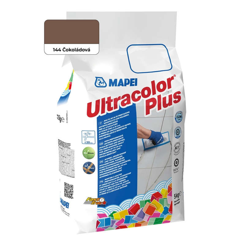 Hmota spárovací Mapei Ultracolor Plus 144 čokoládová 5 kg