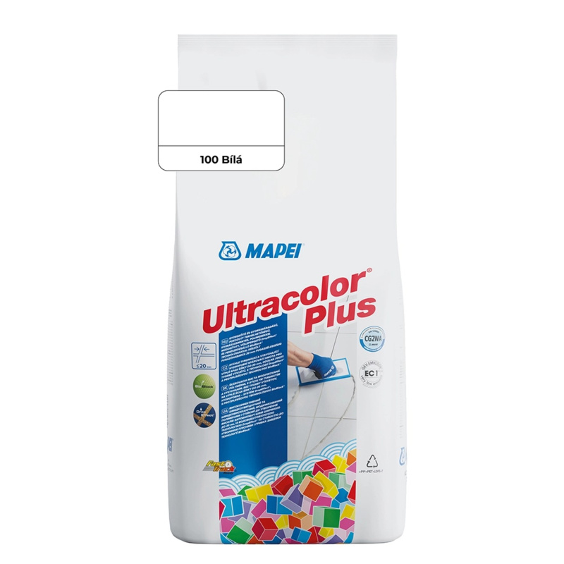 Hmota spárovací Mapei Ultracolor Plus 100 bílá 2 kg