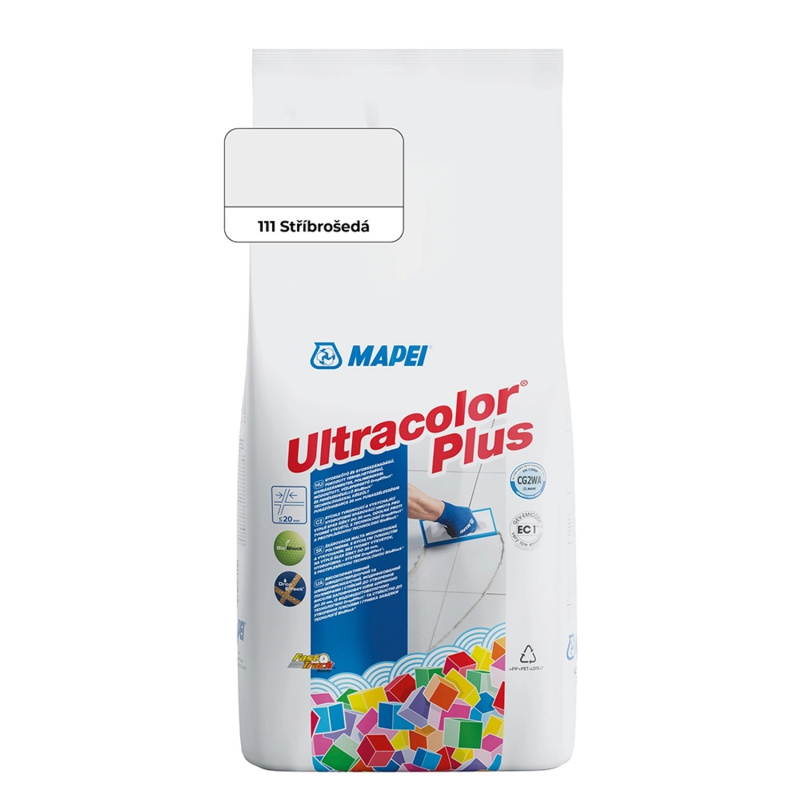 Hmota spárovací Mapei Ultracolor Plus 111 stříbrošedá 2 kg