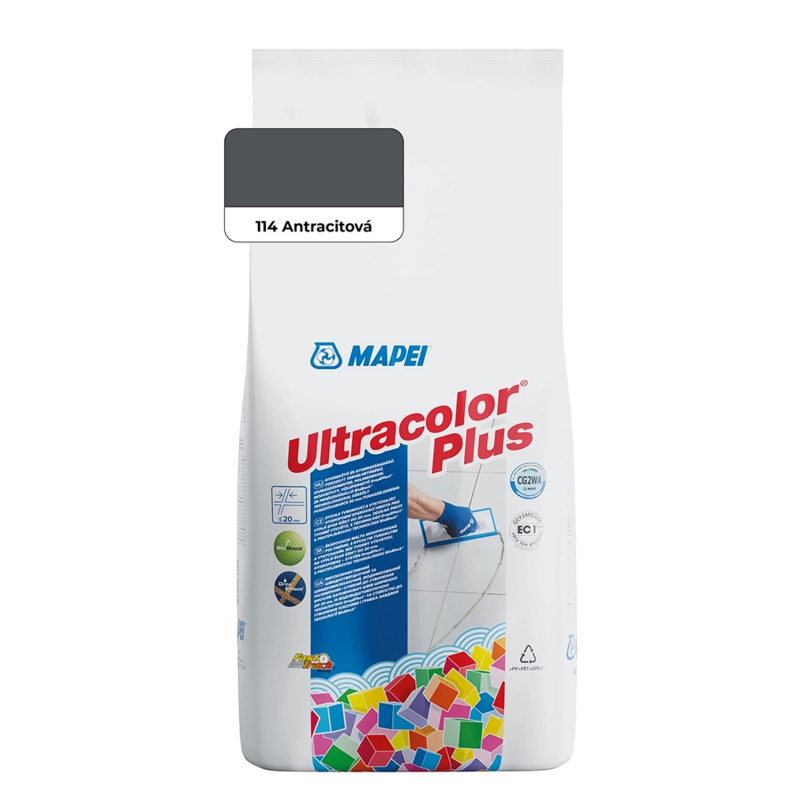 Hmota spárovací Mapei Ultracolor Plus 114 antracitová 2 kg
