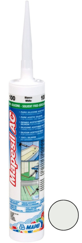 Tmel silikonový Mapei Mapesil AC 103 měsíční bílá 310 ml