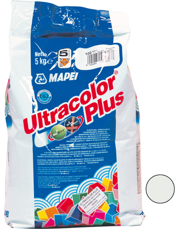 Hmota spárovací Mapei Ultracolor Plus 103 měsíční bílá 2 kg