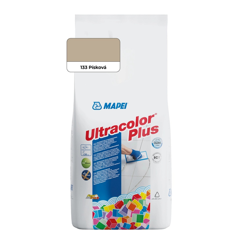 Spárovací hmota Mapei Ultracolor Plus 2 kg 133 písková