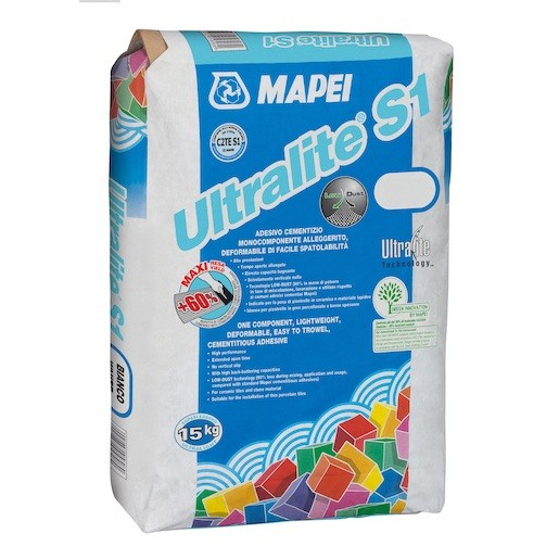 Lepidlo cementové C2TE S1 Mapei Ultralite S1 FLEX ZERO 15 kg