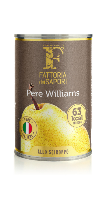 Fattoria dei Sapori kompotované hrušky (Pere Williams) 420g