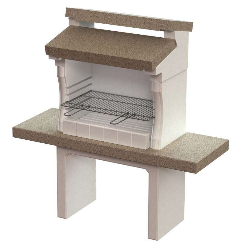 Sarom Zahradní grilovací krb Sondrio, 140 x 59 x 148 cm