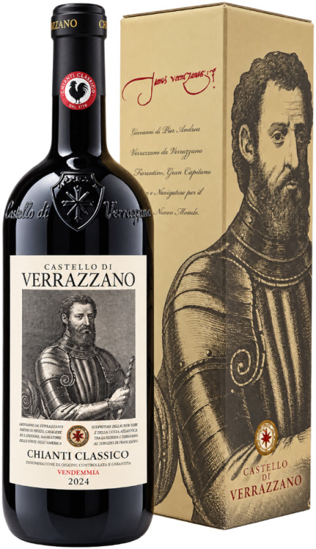 Castelo di Verrazzano Castello di Verrazzano Chianti Classico Magnum 1,5l 2024 + Dárkové balení