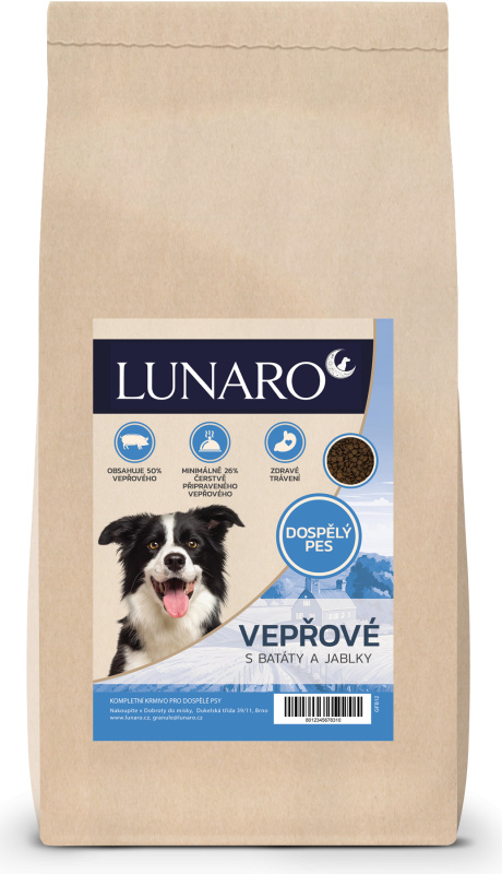 Lunaro Petit Pork Adult 15kg - vepřové s batáty