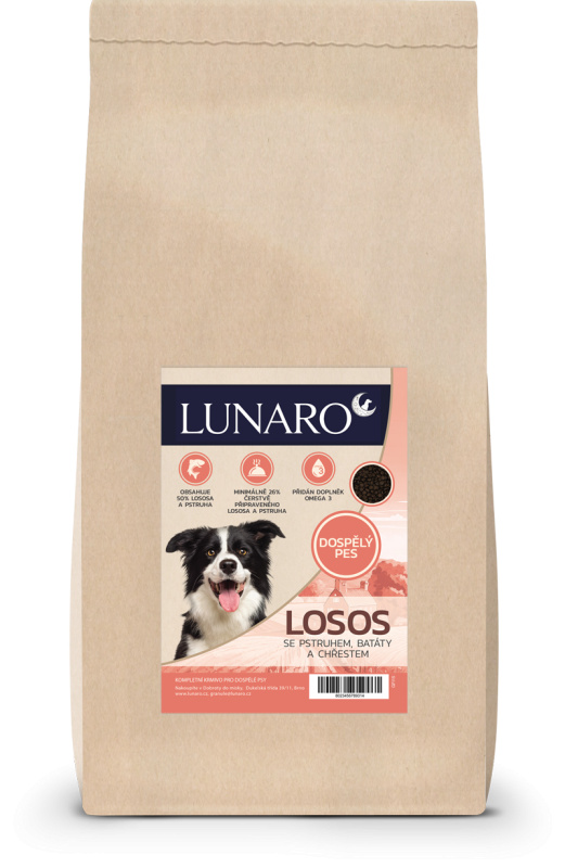 Lunaro Deep Blue 15kg - losos, pstruh s batáty