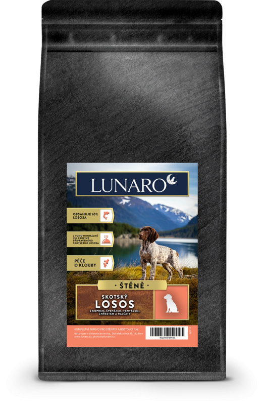 Lunaro Scotish River Puppy 2kg - Losos s batáty