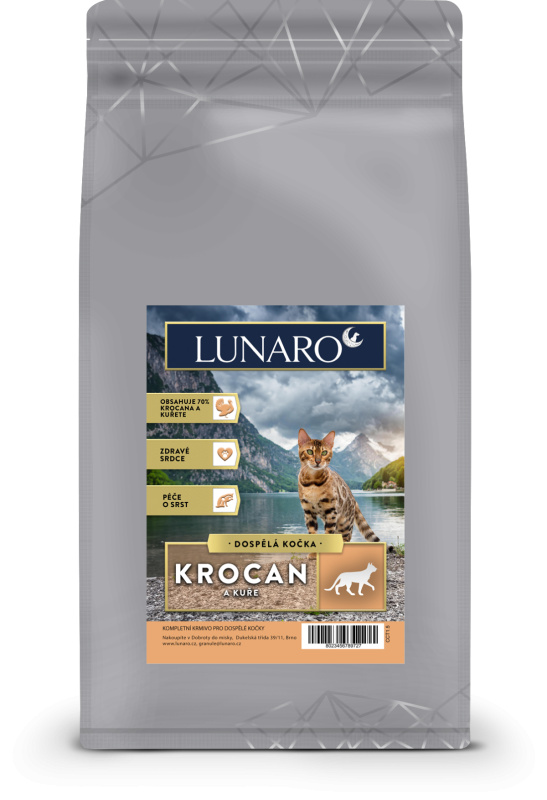 Lunaro Cat Chickura adult 300g - krocan a kuře