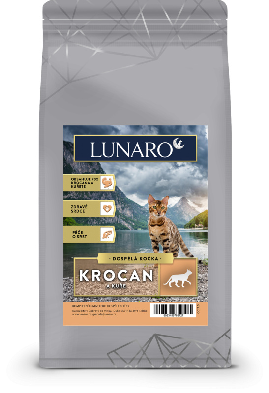 Lunaro Cat Chickura adult 5kg - krocan a kuře