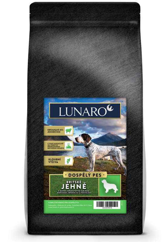 Lunaro Wild Lamb Adult 12kg - jehně s batáty