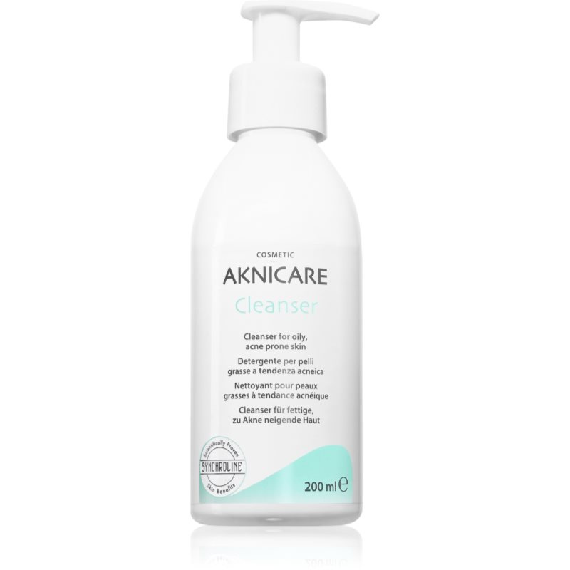 Synchroline Aknicare Cleanser čisticí gel pro redukci kožního mazu pro problematickou pleť, akné 200 ml