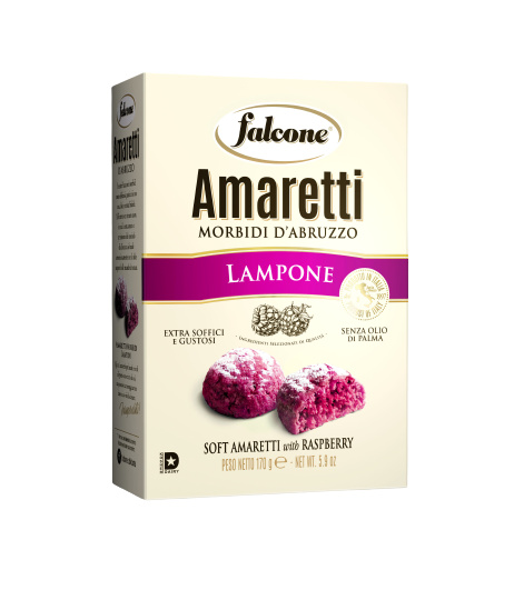 Falcone Amaretti malinové (Lampone) 170g