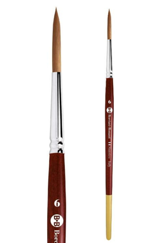Dlouhý kulatý štětec serie 14 – velikost 0