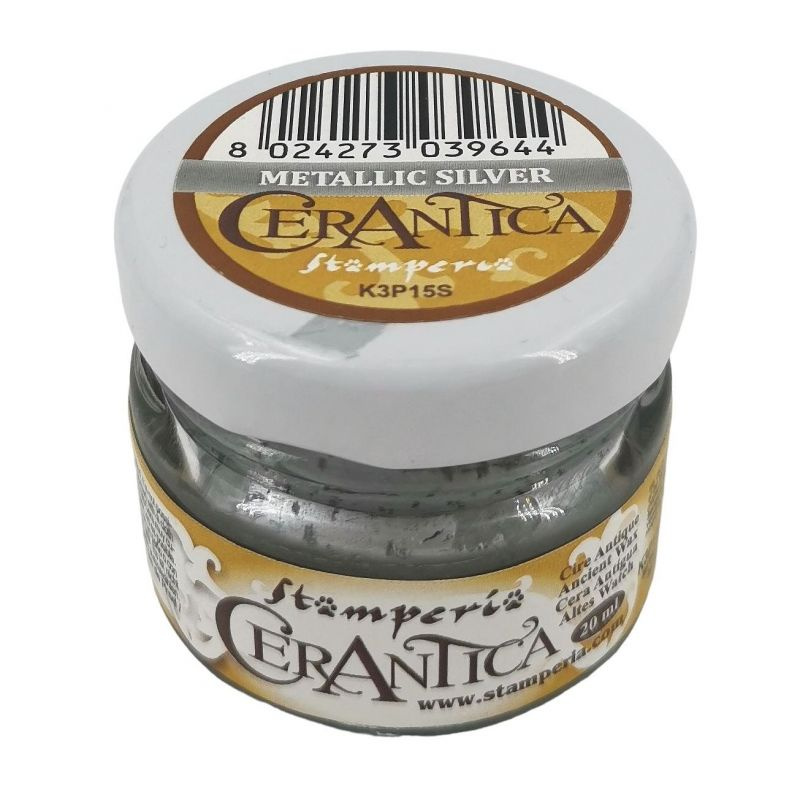 Patina Cerantica - metalická stříbrná 20ml
