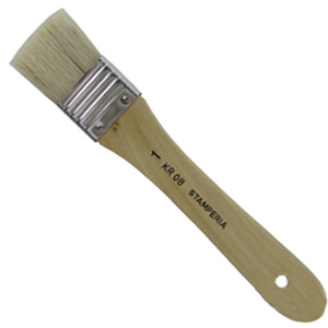 Štětec plochý přírodní č.KR08, vel.3,2cm