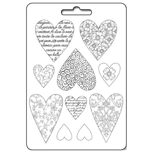 Forma na odlévání pružná, srdíčka Davona s.r.o.