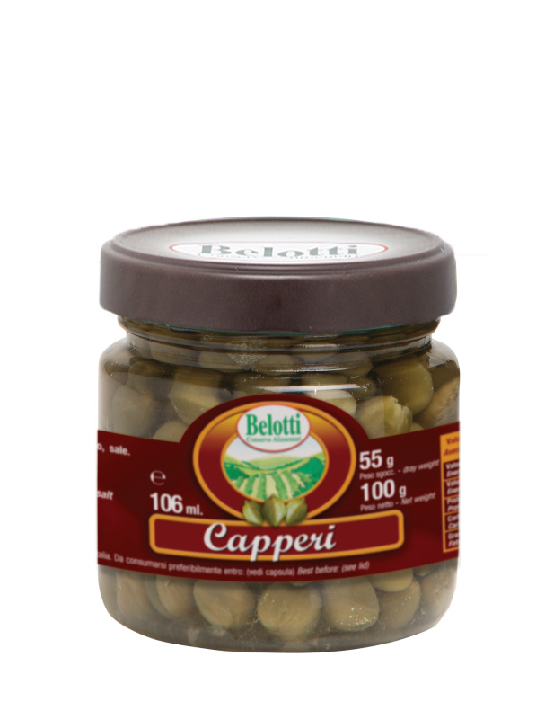 Belotti Kapary v octě (Capperi in Aceto) 106ml