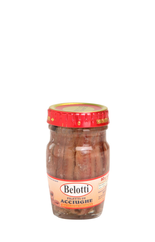 Belotti Filety ančoviček (Filetti Di Acciughe) 80g