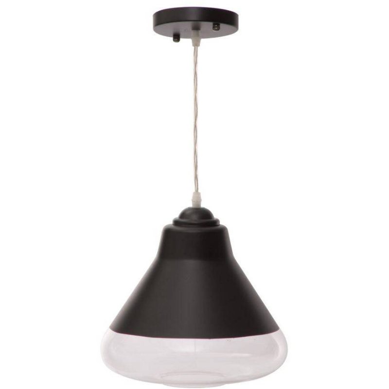 Mauro Ferretti Závěsná lampa, černá, Ø 25 cm černá