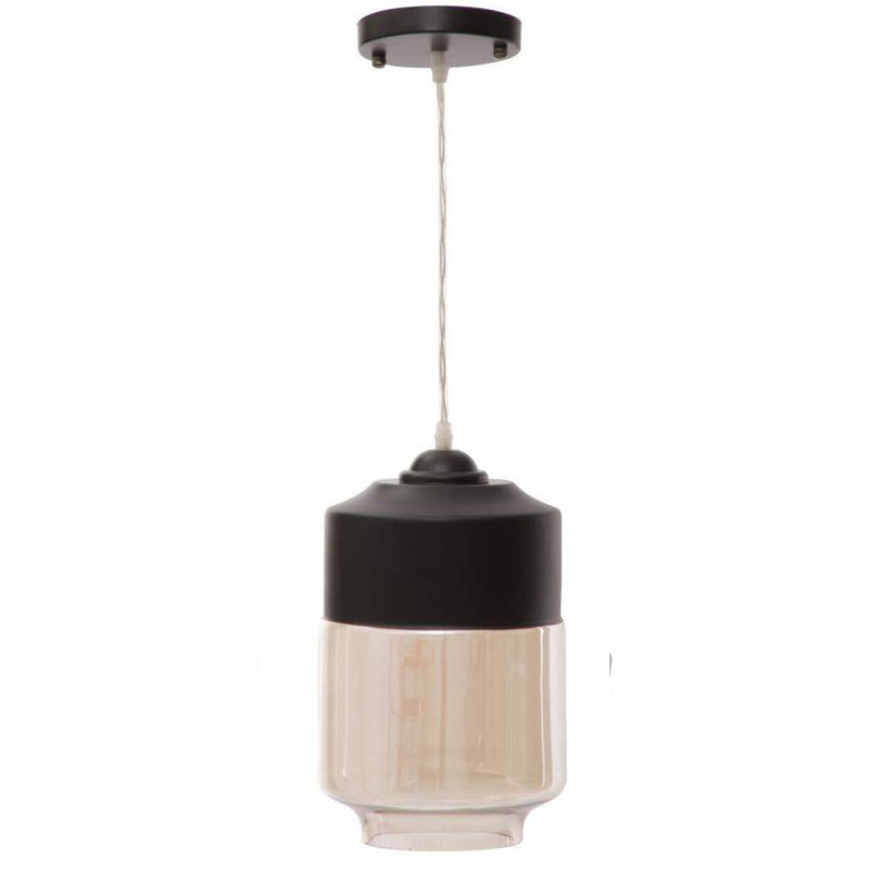 Mauro Ferretti Závěsná lampa do obývacího pokoje, O 18 cm černá