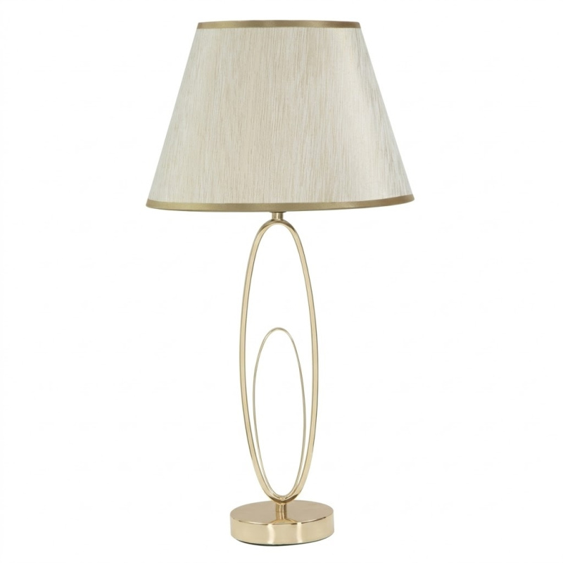 Mauro Ferretti Stolní lampa GLAM FLUSH, kovová, zlatá, Ø 30x58 cm zlatý 107653