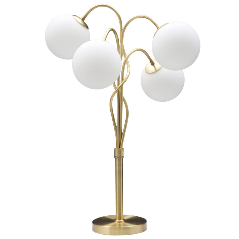 Mauro Ferretti Stolní lampa se 4 koulemi, výš, 74 cm zlatý