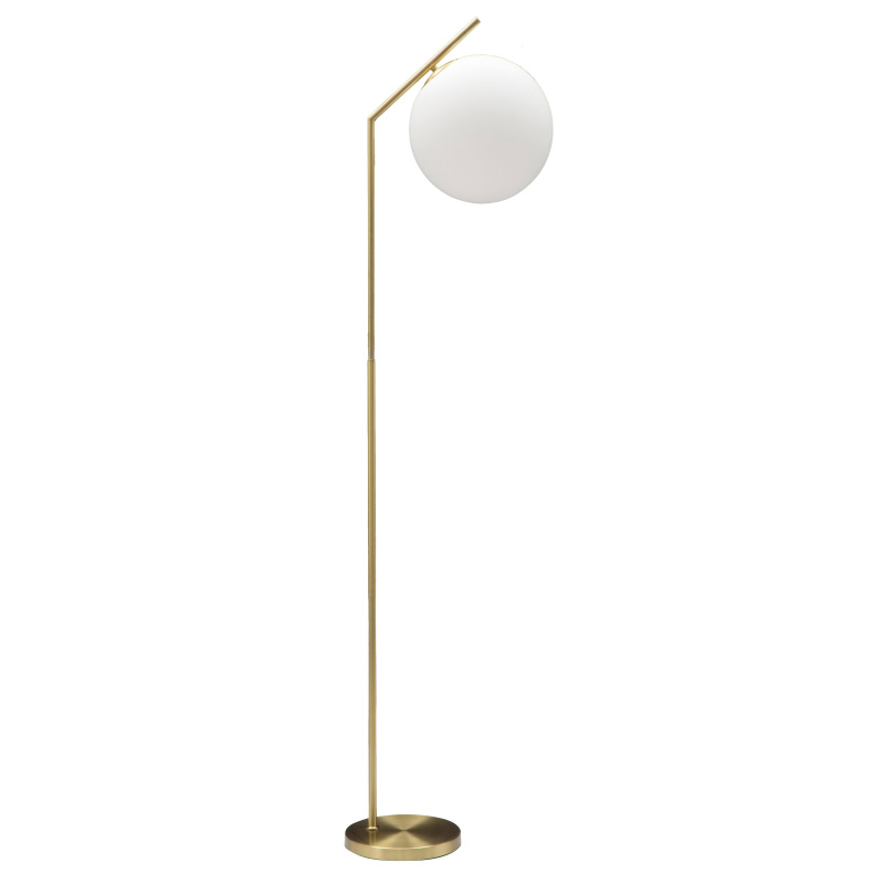 Mauro Ferretti Stojací lampa ve tvaru koule GLAMY, výš, 179 cm zlatý