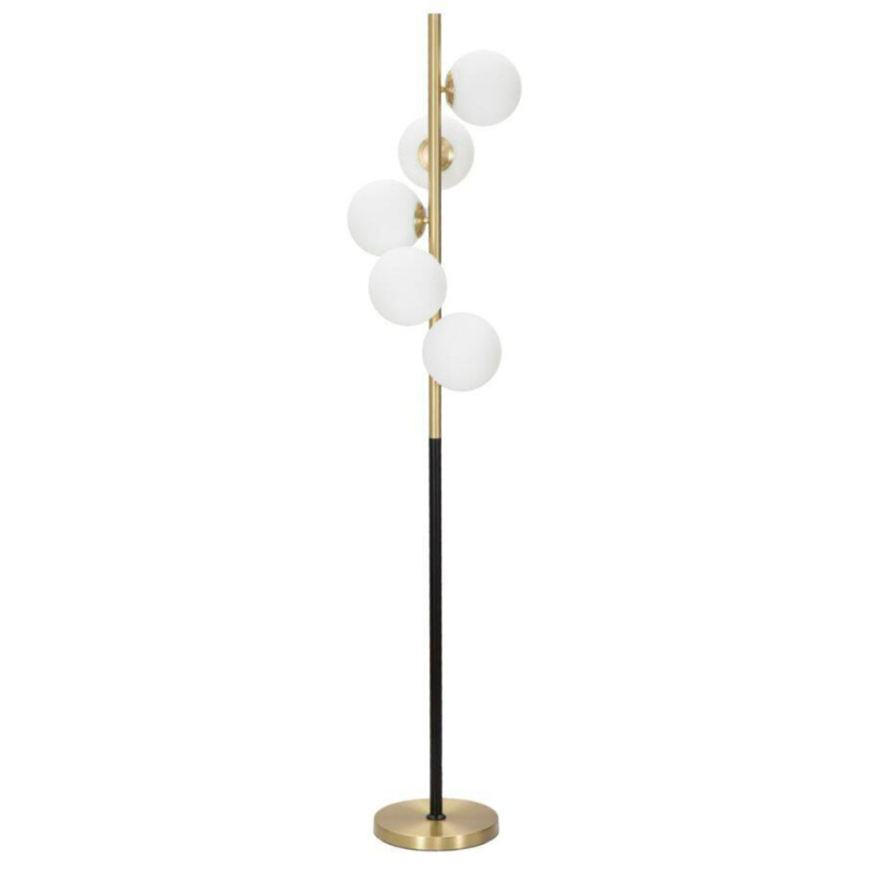 Mauro Ferretti Stojací lampa GLAMY DARK, 160 cm zlatý