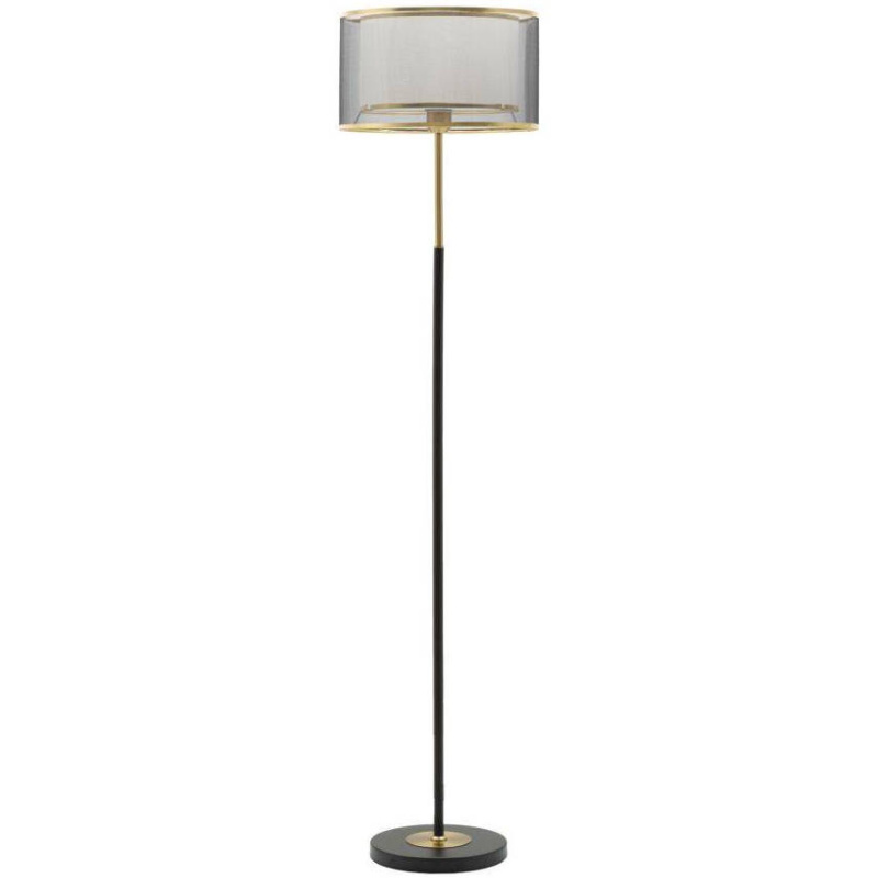 Mauro Ferretti Kovová stojací lampa, černá, 153 cm černá