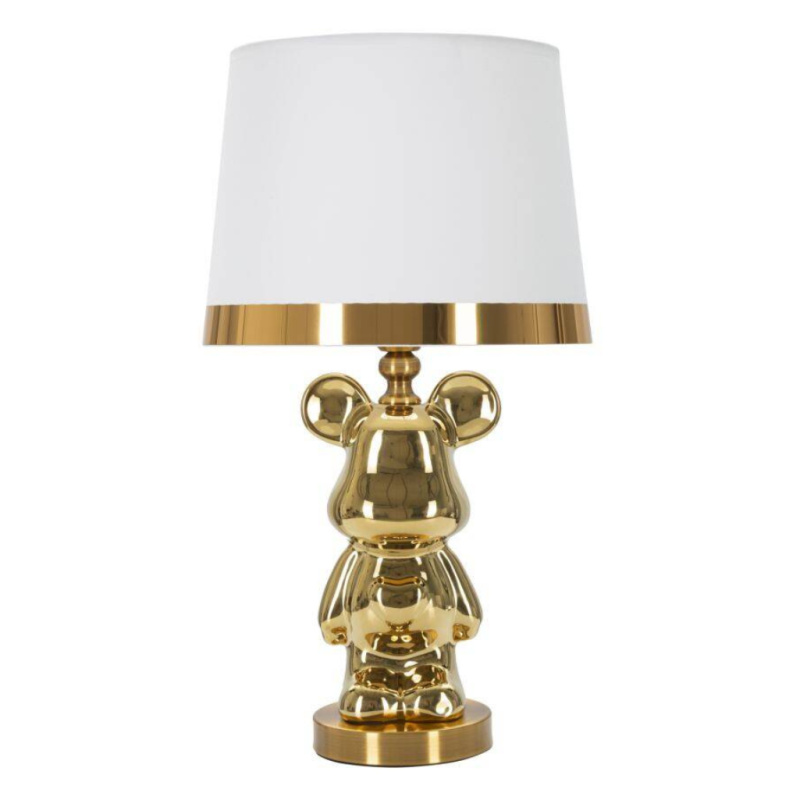 Mauro Ferretti Stolní lampa BEAR, 54 cm zlatá