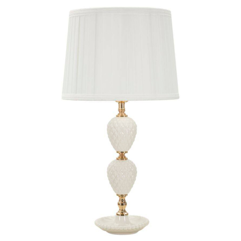 Mauro Ferretti Stolní lampa z dekorační konstrukcí TORRE, 57 cm bílá