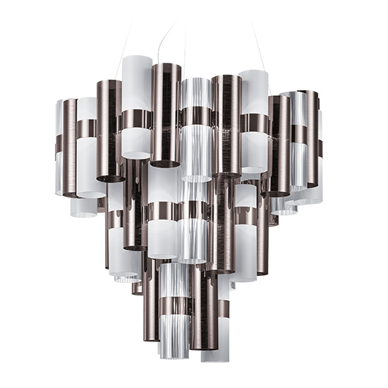 Slamp Závěsné LED svítidlo LA LOLLO XL Barva: cín