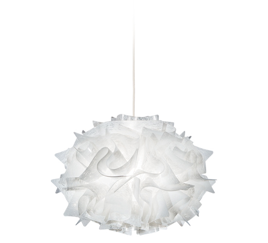 Slamp Závěsné svítidlo VELI MINI SINGLE Barva kabelu: červená, Barva svítidla: couture