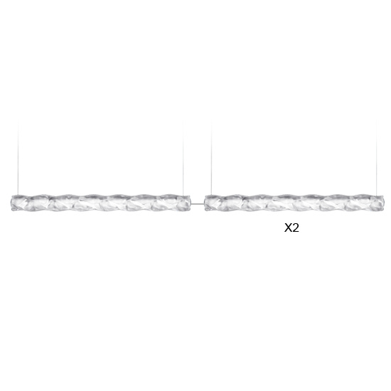 Slamp Závěsné LED svítidlo HUGO ARCHITECTURAL SYSTEM 3 Barva: Transparentní
