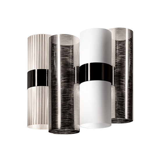 Slamp Nástěnné svítidlo LA LOLLO APPLIQUE Barva: cín