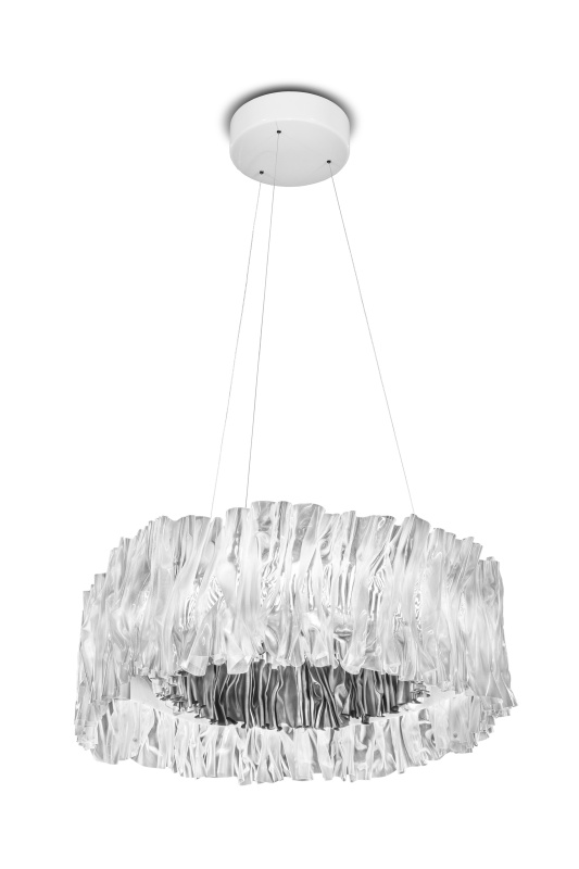 Slamp Závěsné LED svítidlo ACCORDÉON, ø 57cm, 3000K Barva: Stříbrná