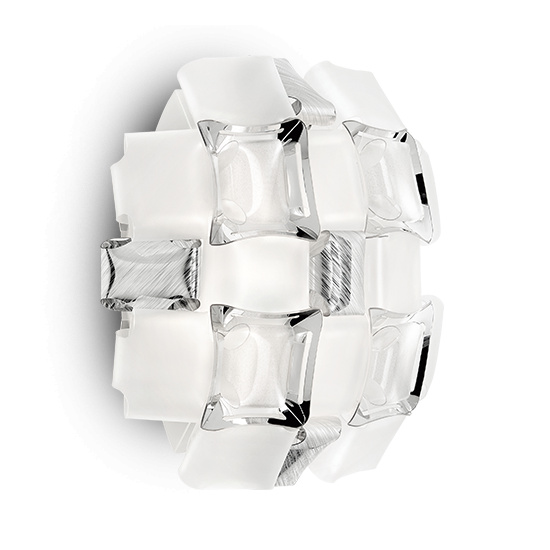 Slamp Stropní/nástěnné svítidlo MIDA APPLIQUE Barva: platinová