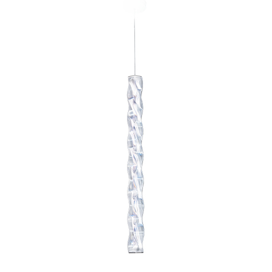 Slamp Závěsné LED svítidlo HUGO VERTICAL Barva: Transparentní