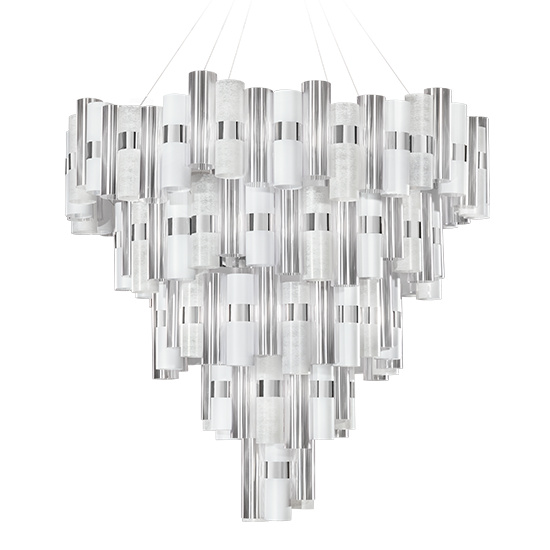 Slamp Závěsné LED svítidlo LA LOLLONA 5 Barva: Bílá
