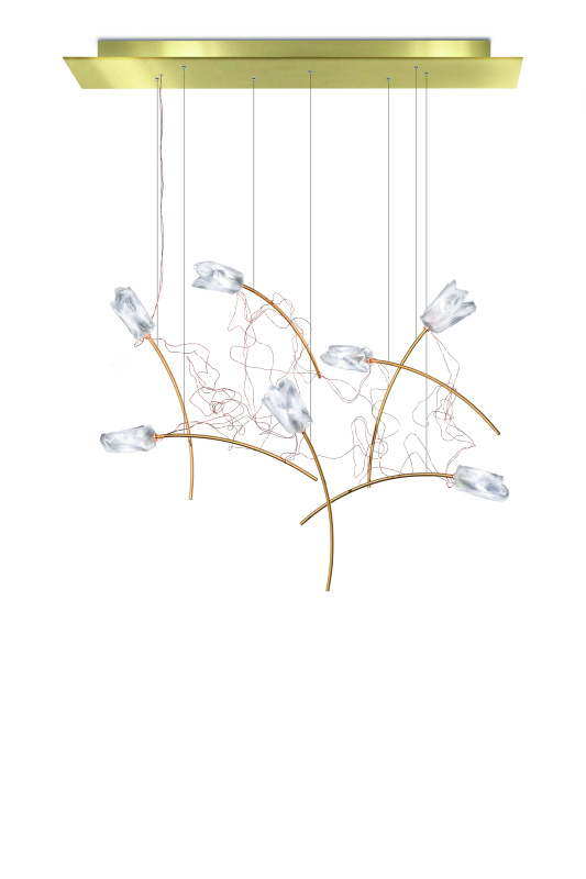 Slamp Závěsné svítidlo TULIP 7 LINEAR