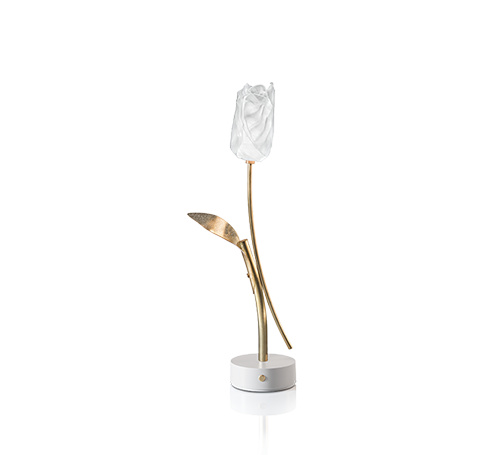 Slamp Stolní lampa TULIP BATTERY Barva podstavce: bílá