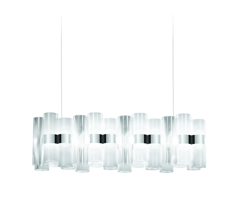 Slamp Závěsné lineární LED svítidlo LA LOLLO 100 Barva: Bílá