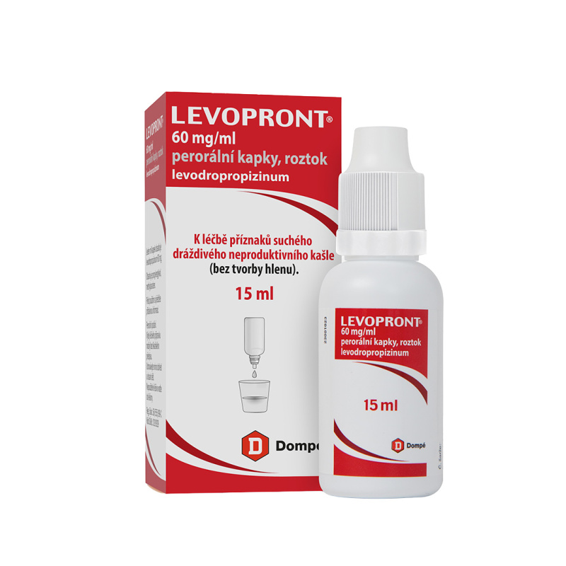 LEVOPRONT 60MG/ML Perorální kapky, roztok 1X15ML